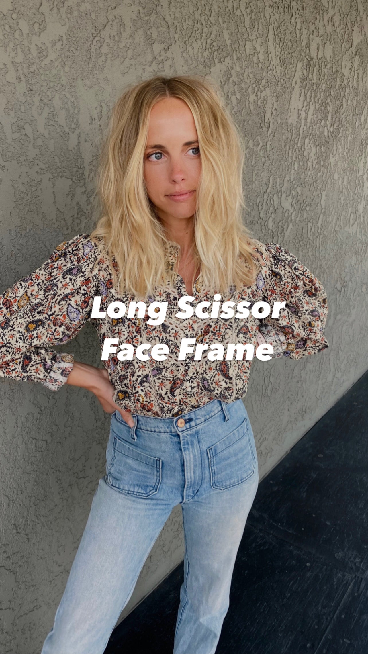 Scissor Long Face Frame