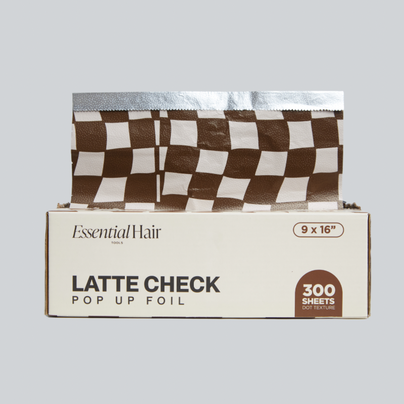 Latte Check Foil 9”x16” – Essential Hair Academy