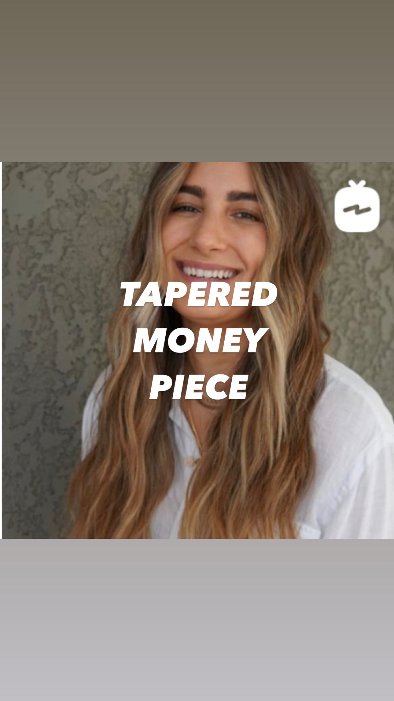 Tapered Money Piece